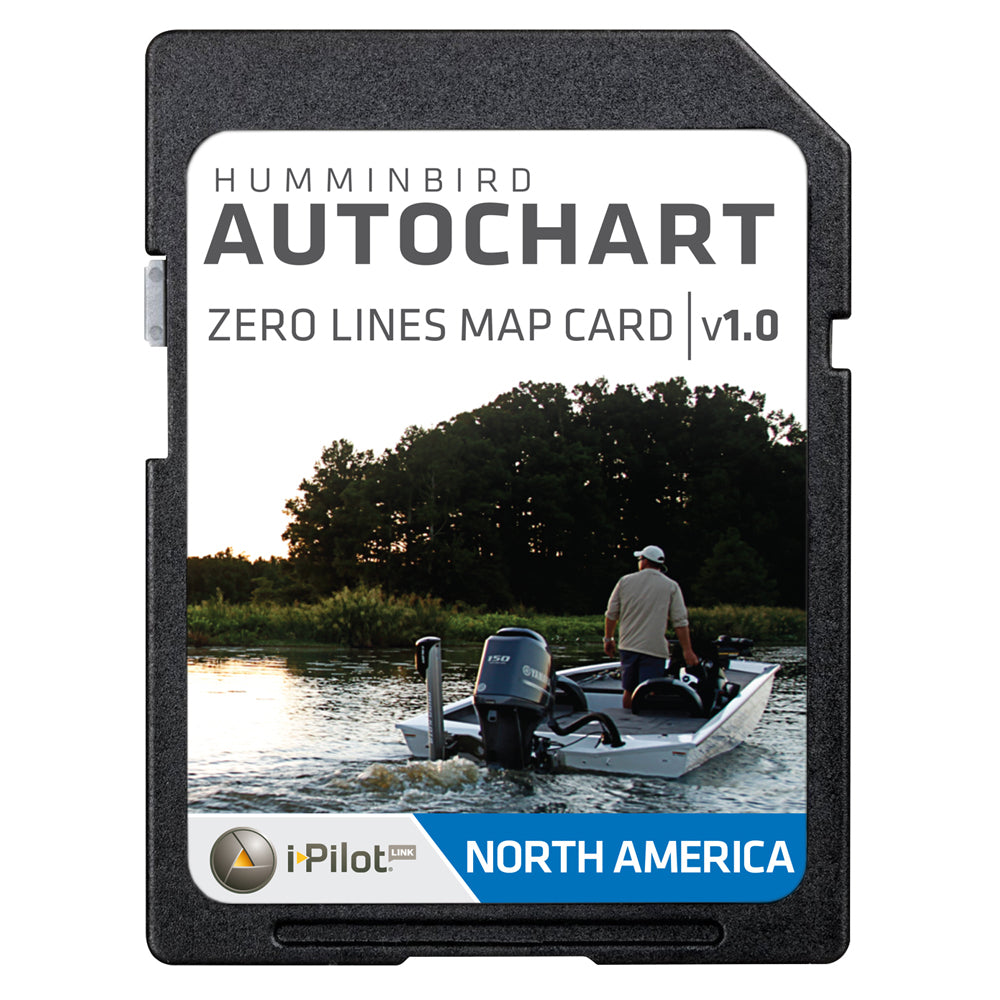 Humminbird AutoChart Zero Lines Map Card 6000331