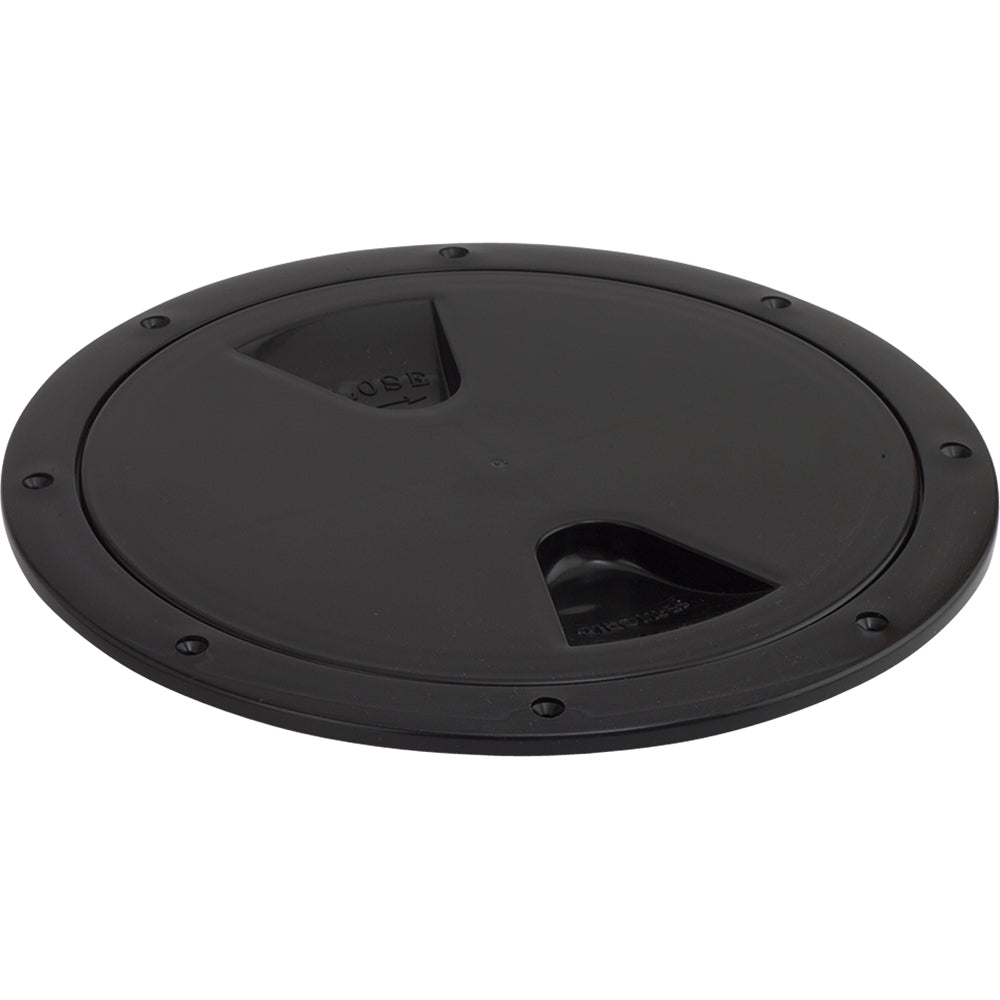 SeaDog  Screw Out Deck Plate  Black  4 3357451