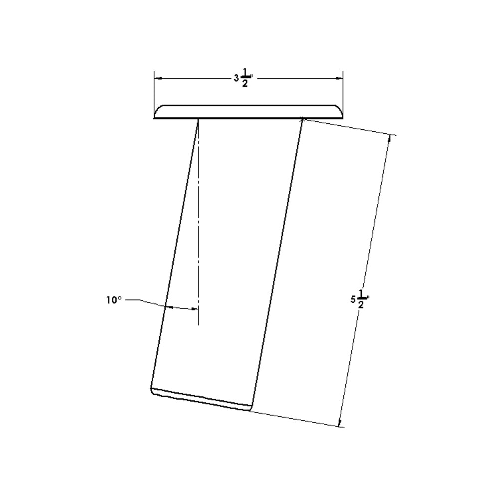 Flush Mount Rod Holder 