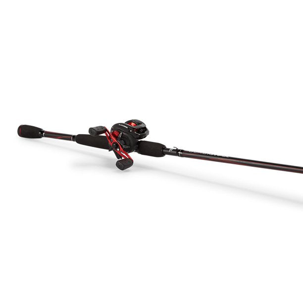  Abu Garcia Black Max & Max X Low Profile Baitcast Reel and  Fishing Rod Combo : Sports & Outdoors