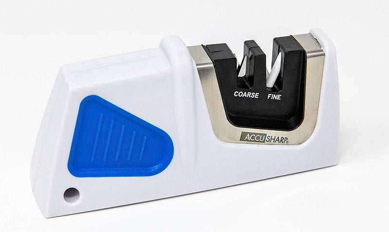 AccuSharp Compact Pull-Through Knife Sharpener White 0082TRAY