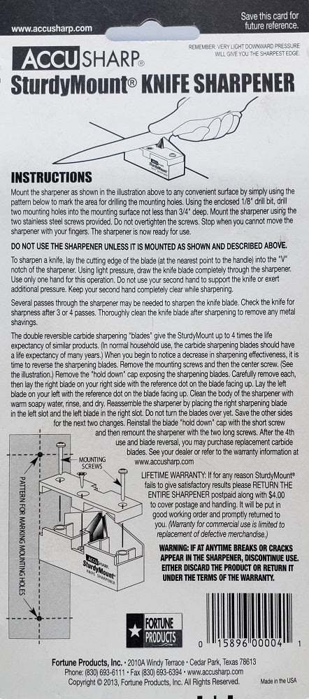 AccuSharp SturdyMount Knife Sharpener 004