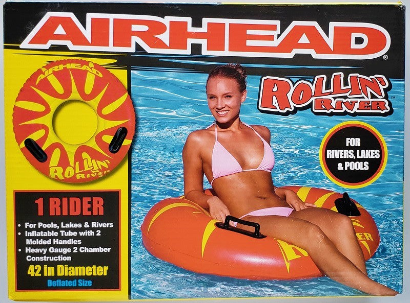 Airhead "Rollin' River" 1 person Inflatable Tube AHRR-1