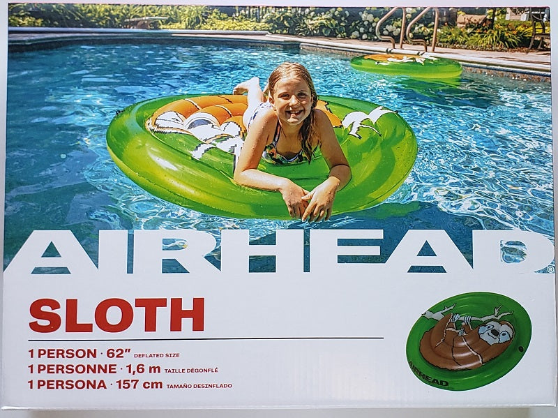 Airhead Sloth 1 person Inflatable AHPF-068