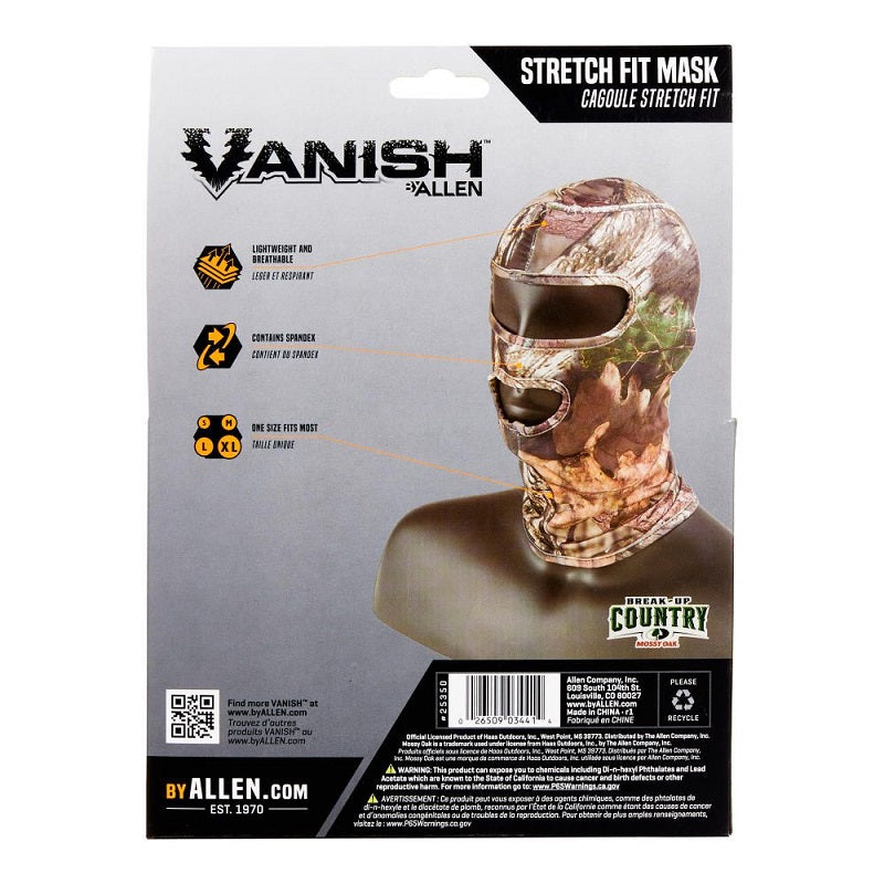 Allen Vanish Stretch Fit Mask MO Break-up Country 25350