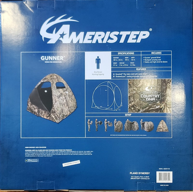 Ameristep Gunner Ground Blind AMS-AMEBF1010