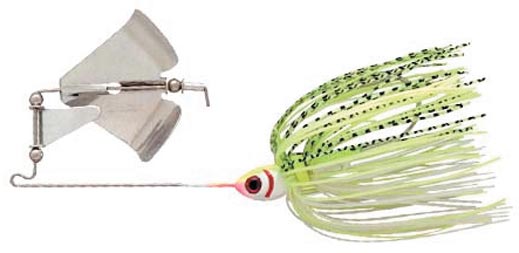 Booyah Buzz - White/Chartreuse Shad - 3/8 oz