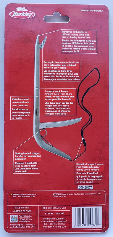 Berkley Stainless Steel Hook Remover