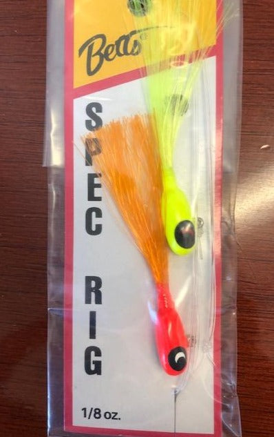 Betts Spec Rig 1/8 oz Orange/Chartreuse 