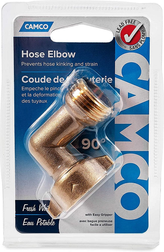 Camco 90° RV Hose Elbow 22505