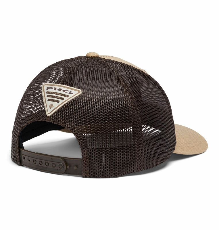 Columbia PHG Leather Game Flag Snap Back-Mid Crown