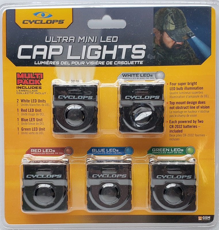 Cyclops Ultra Mini LED Cap Lights CYC-HCPACK