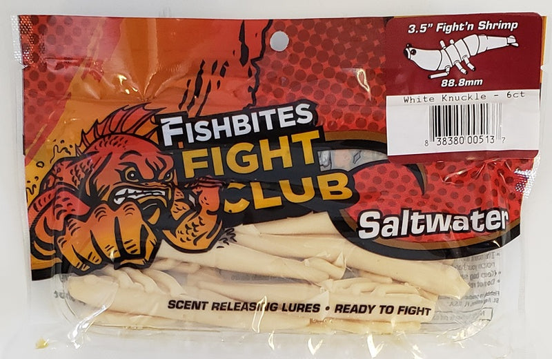 Fishbites Fight Club Fightin Shrimp - White Knuckle