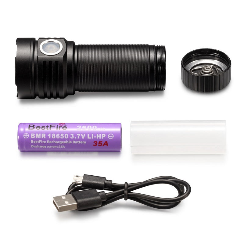 Genesis Titan 3500 Lumens Rechargeable Flashlight GNF-3500R