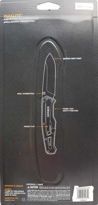 Gerber ParaLite Clip Folding Knife 31-003310