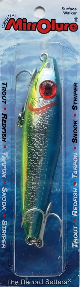 MirrOlure Surface Walker Top Dog Jr. Lure 84MR CHBL