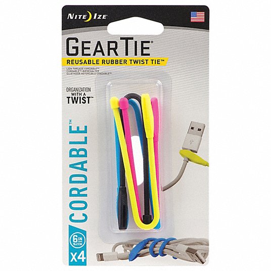 Nite Ize Gear Tie GTK6-A1-4R7