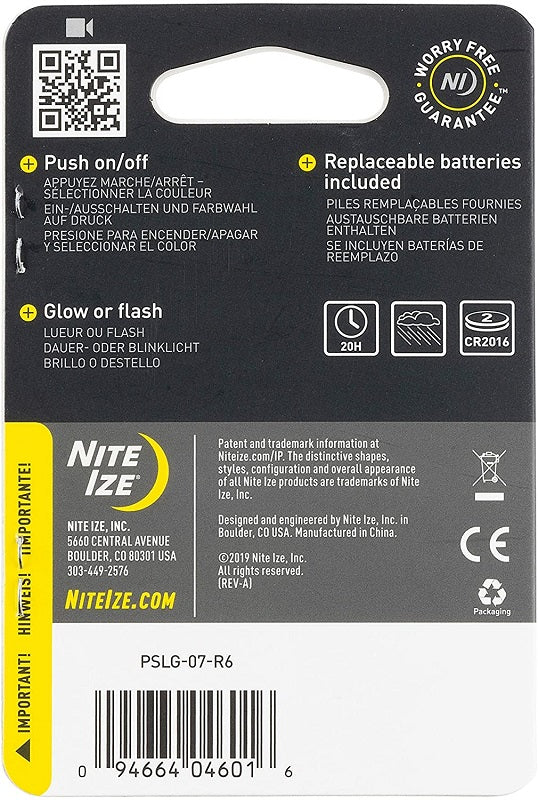 Nite Ize SpotLit Disc-O Collar Light PSLG-07-R6