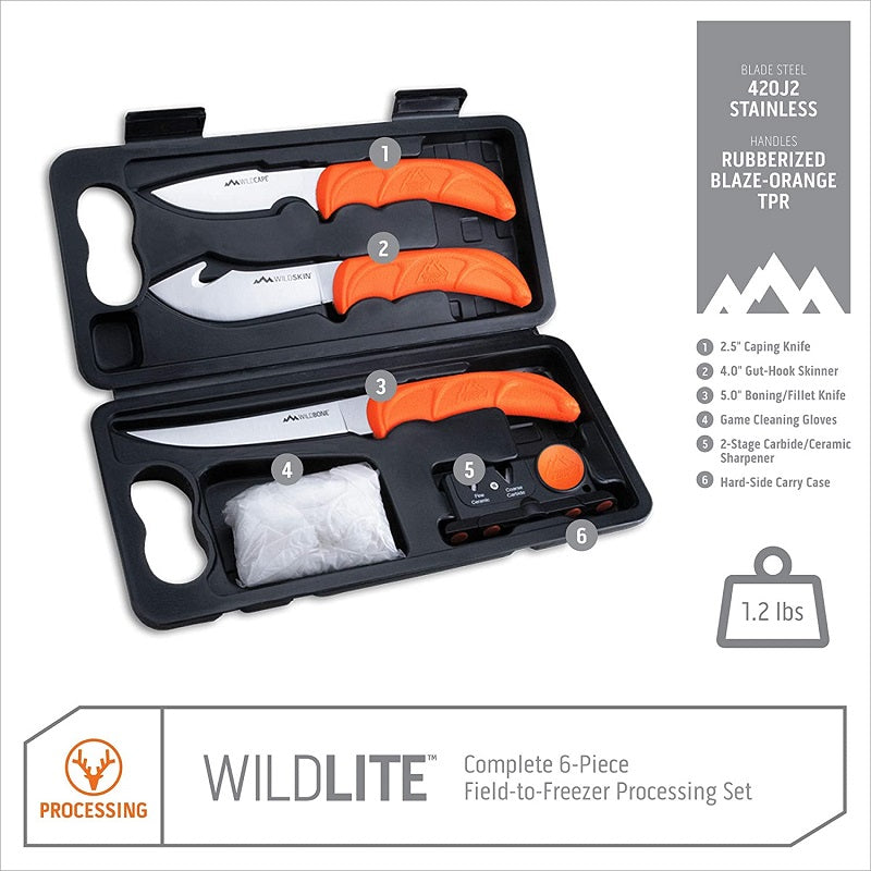 Outdoor Edge WildLite Six-Piece Game Processing Set WL-6