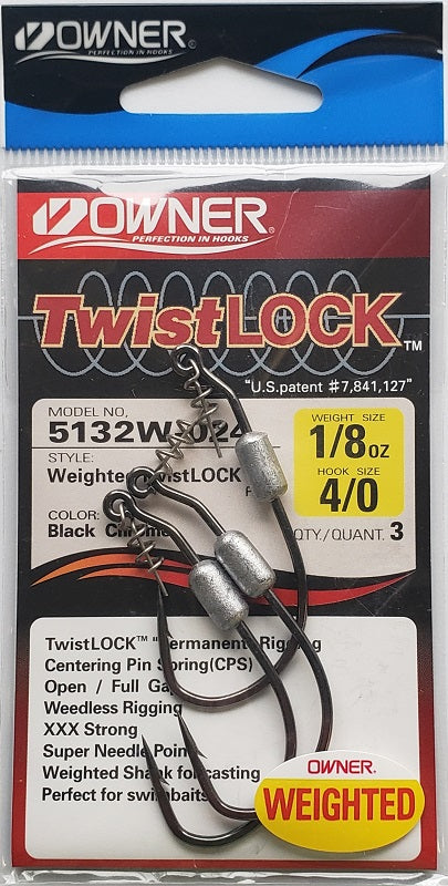 Owner Beast Twistlock Weighted Weedless Hooks