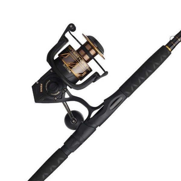 Penn Battle III 8000 Spinning Reel and Rod Combo 2H