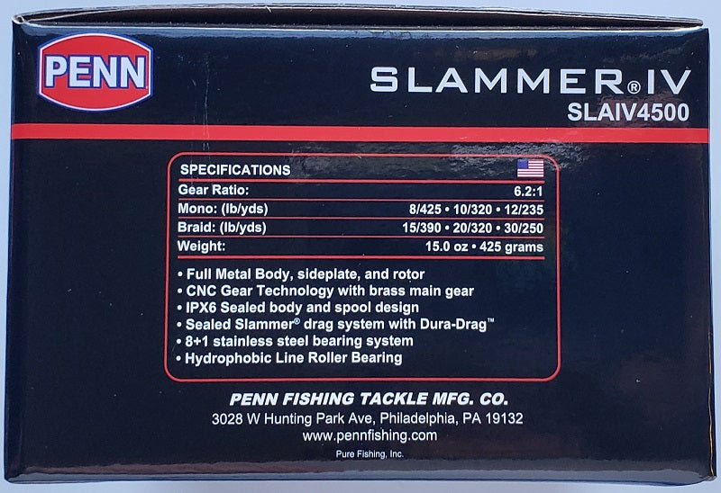 Penn Slammer IV Spinning Reel SLAIV5500