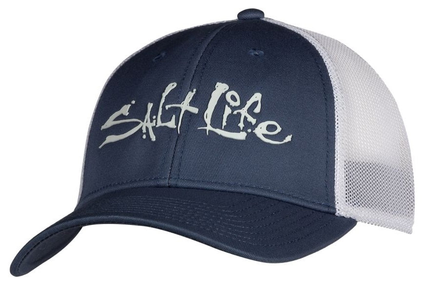 Salt Life Men's Fish Dive Surf Stretch Fit Hat Atlantic SLM297-ATLAN