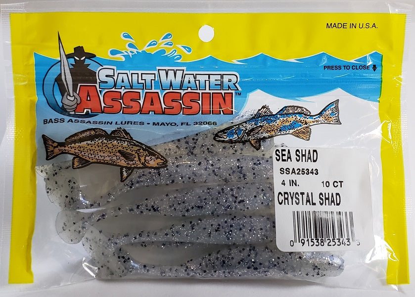 SaltWater Assassin Sea Shad Crystal Shad