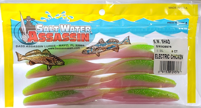 SaltWater Assassin Shad Electric Chicken