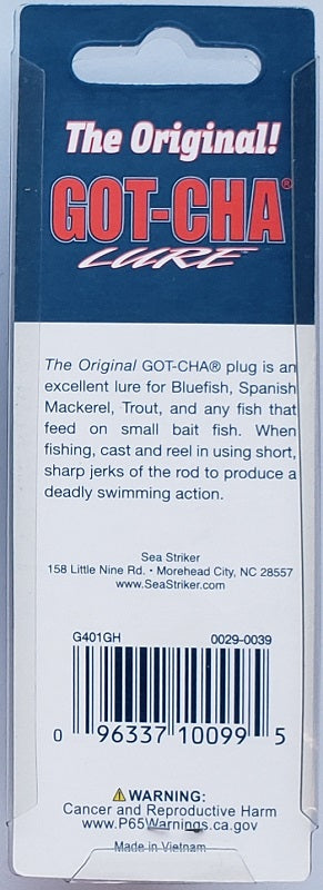 Sea Striker Got-Cha Lure 2-1/2 in. 7/8 oz. G401GH