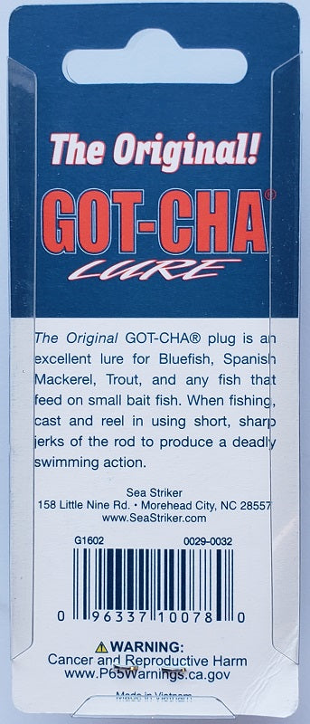 Sea Striker Got-Cha Lure 2-5/8 in. 5/8 oz. G1602