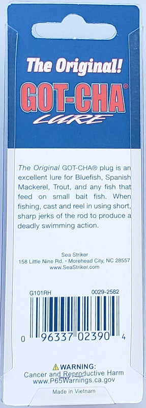 Sea Striker Got-Cha Lure 3 in. 1 oz. G101RH