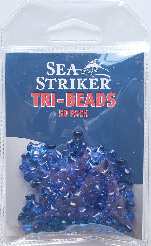 Sea Striker Plastic Tri-Beads - Blue TRI-BL