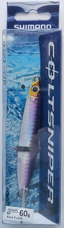 Shimano Coltsniper Lightweight Casting Jig Black Purple 60g JM006MEKP