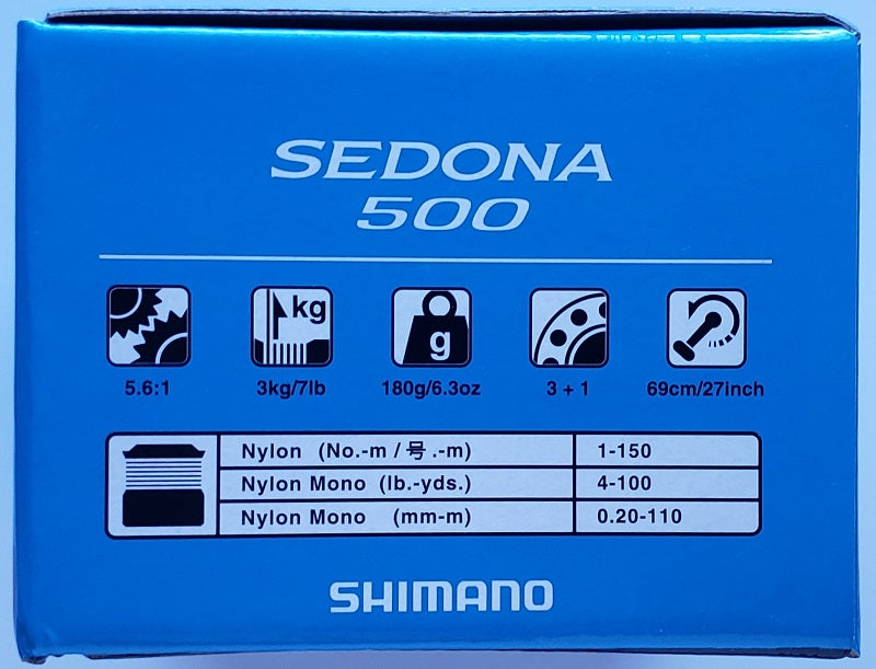 Shimano Sedona 2500HG Spinning Reel SE2500HGFI - Grey and Gold