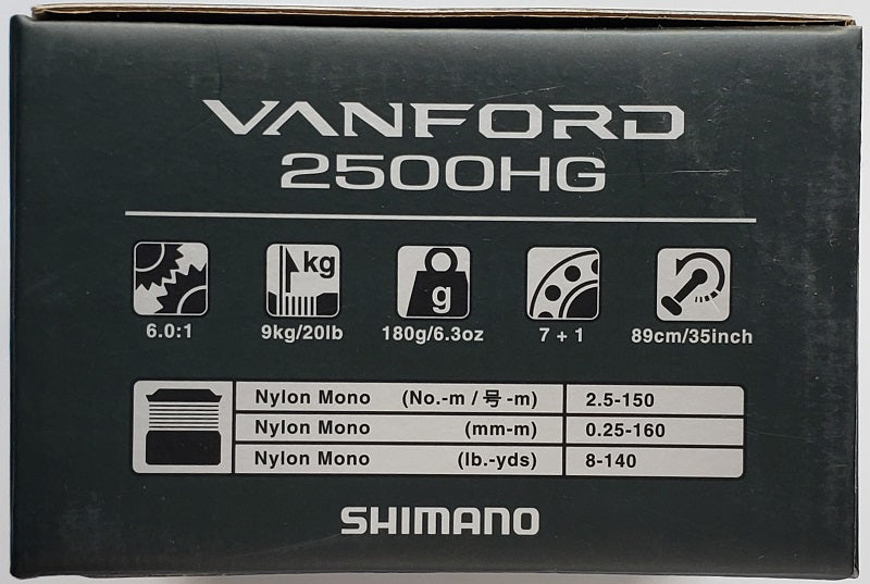 Spinning Reel Vanford 2500HG Shimano
