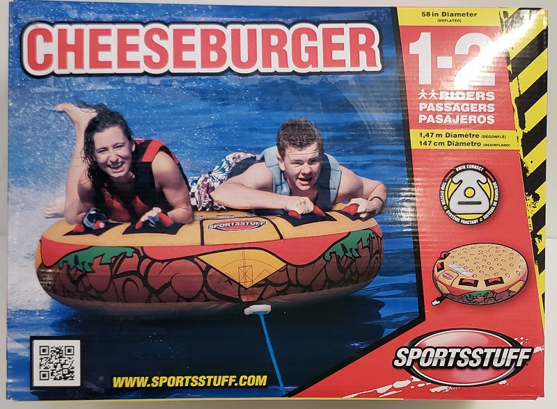 SportsStuff "Cheeseburger" Towable 2-Person Tube 53-3050