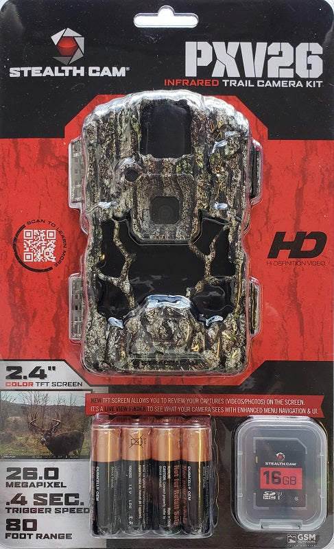 Stealth Cam Prevue 26 Infrared Trail Camera Kit PXV26