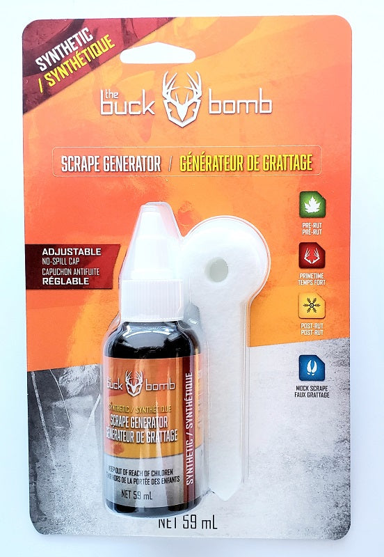 The Buck Bomb Synthetic Scrape Generator 2oz Liquid w/ Wicks 20035C