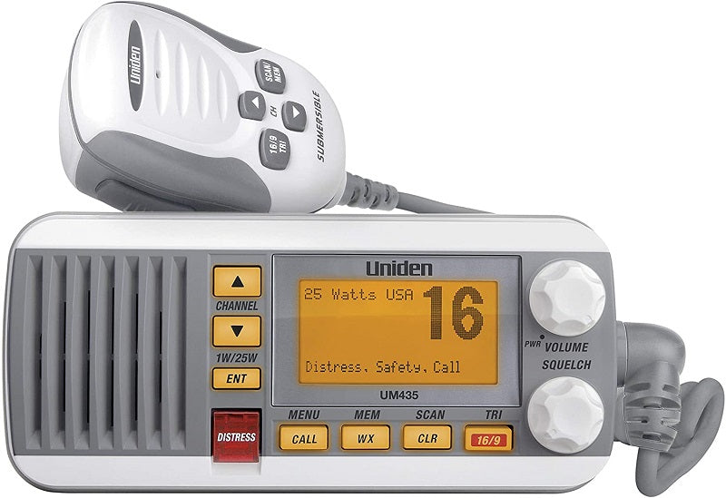 Uniden VHF Marine Radio UM435 White