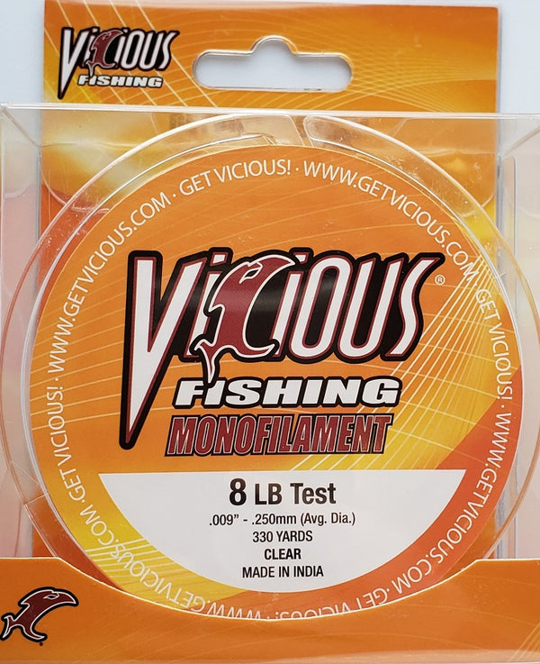 Vicious Panfish Hi-Vis Yellow Fishing Line - 330yds