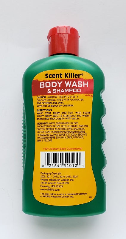 Wildlife Research Super Charged Scent Killer Body Wash Shampoo 12oz 540-12