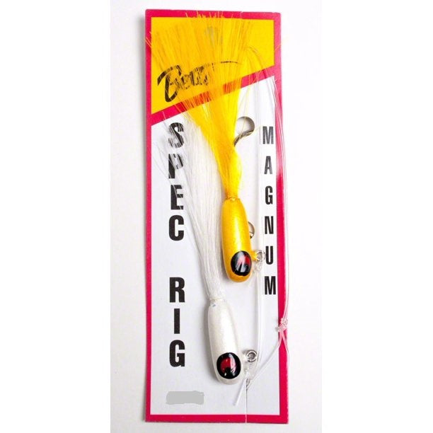 Betts Spec Rig Magnum 1/8 oz Yellow/White