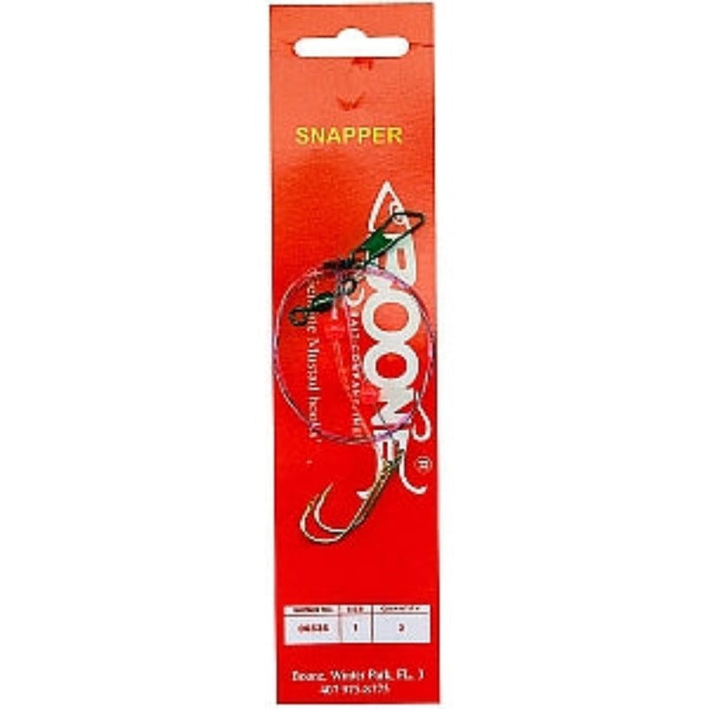 ﻿BOONE Snapper Rig 2 #1 Gold Hooks TT-06535