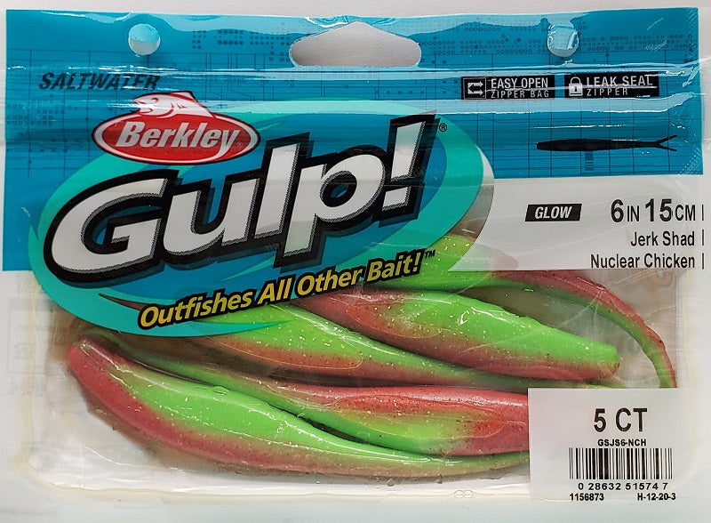 Berkley Gulp Nuclear Chicken Jerk Shad