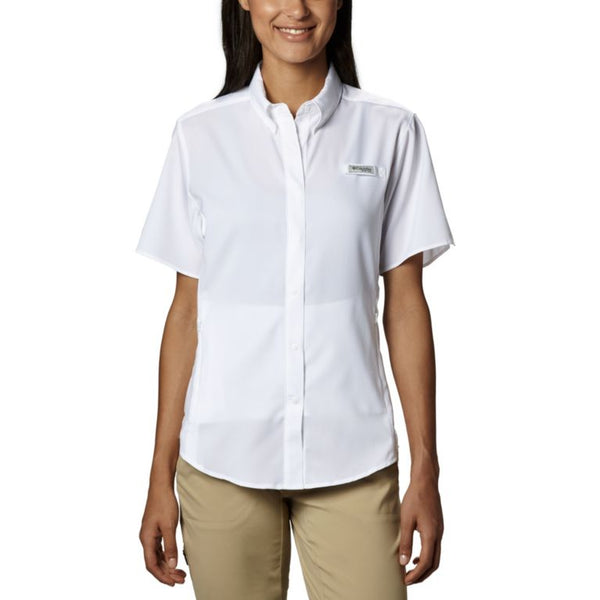 Columbia Tamiami II Short Sleeve Shirt - Women's White / XS